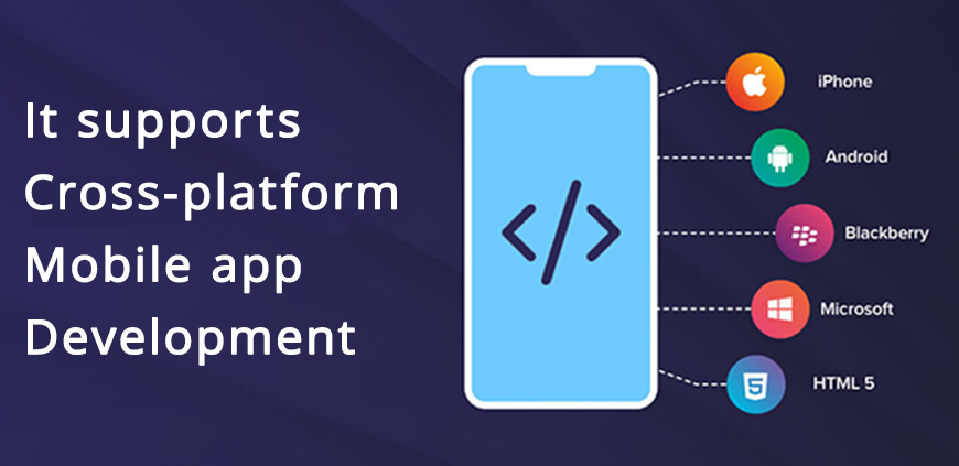  It supports cross-platform mobile app development