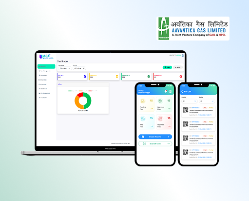 AGL Sanchika mobile app for QR code file scanning and tracking