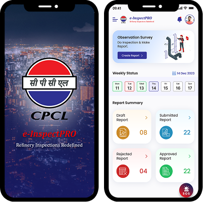 CPCL e-InspectPRO mobile app for geo-tagged inspections and SOS reporting