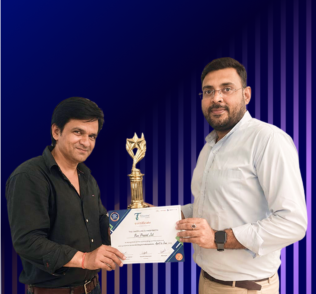 Triazine quarterly champion certificate presentation