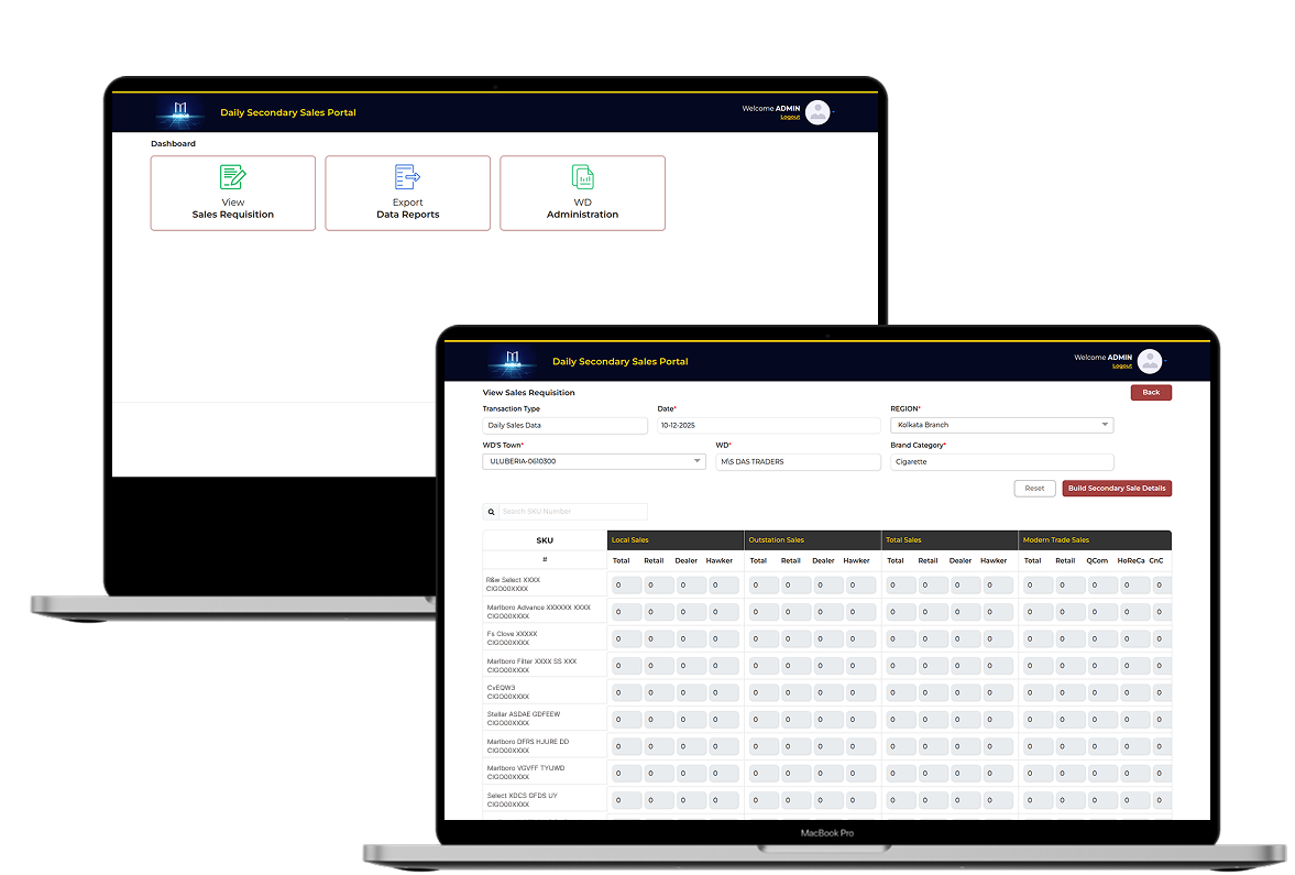 Secondary Sales Management Platform